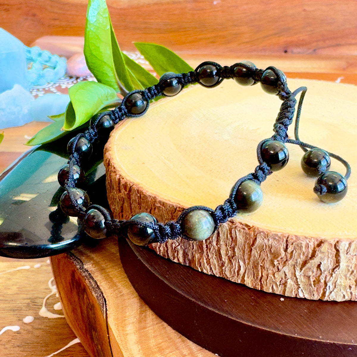 NEW! Gold Sheen Obsidian Clear Blockages & Spiritual Defense NEW! Gold Sheen Obsidian Clear Blockages & Spiritual Defense