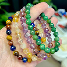 Load image into Gallery viewer, Nephrite Jade Radiate Happiness, Boost Metabolism & Immunity 8mm Stretch Bracelet