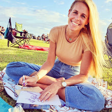 Load image into Gallery viewer, Faceted Gemstone Oval Green Aventurine Pendant Choker 14" + 2" Gold Necklace