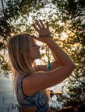 Load image into Gallery viewer, Kiwi Jasper Tranquility 108 Mala with Tassel Necklace