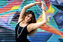 Load image into Gallery viewer, Aquamarine Conscious Awareness Relaxation 108 Mala Necklace Bracelet