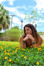 Load image into Gallery viewer, Limited Edition Honey Blue Tigers Eye Velvet Transitioning 108 Mala Necklace Bracelet