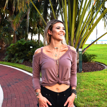 Load image into Gallery viewer, Last 1! Modern Labradorite Bar Horizontal Pendant Choker 14" + 2" Gold Necklace