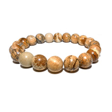 Load image into Gallery viewer, Picture Jasper Nature&#39;s Antidepressant 10mm Stretch Bracelet