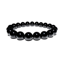 Load image into Gallery viewer, Black Onyx Spiritual Warrior Strength 10mm Stretch Bracelet