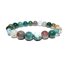 Load image into Gallery viewer, Indian Agate Growing Beauty & Inner Wisdom 10mm Stretch Bracelet
