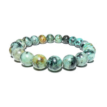 Load image into Gallery viewer, LAST 1! African Turquoise Exploration & Transformation 10mm Stretch Bracelet