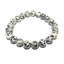 Load image into Gallery viewer, Dalmatian Jasper Nurturing & Playful 10mm Stretch Bracelet