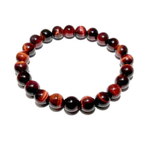 Load image into Gallery viewer, Red Tigers Eye Stamina & Endurance 8mm Stretch Bracelet