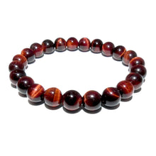 Load image into Gallery viewer, Red Tigers Eye Stamina & Endurance 8mm Stretch Bracelet