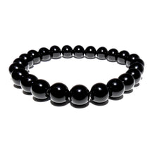 Load image into Gallery viewer, Black Onyx Spiritual Warrior Strength 8mm Stretch Bracelet