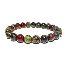 Load image into Gallery viewer, Dragons Blood Jasper Justice & Protection 8mm Stretch Bracelet