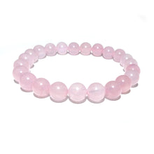 Load image into Gallery viewer, Rose Quartz Heart Chakra Self-Love & Empathy 8mm Stretch Bracelet