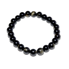 Load image into Gallery viewer, Limited Gold Sheen Obsidian Wizard Stone Energetic Shield 8mm Stretch Bracelet