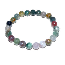 Load image into Gallery viewer, Indian Agate Growing Beauty & Inner Wisdom 8mm Stretch Bracelet