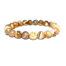 Load image into Gallery viewer, Picture Jasper Nature's Antidepressant 8mm Stretch Bracelet