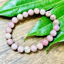 Load image into Gallery viewer, Rhodonite Unconditional Love 8mm Stretch Bracelet