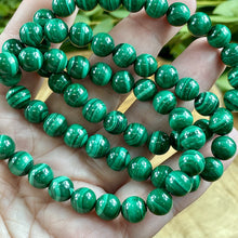 Load image into Gallery viewer, Malachite Heart Activation & Universal Flow Premium Collection 8mm Stretch Bracelet