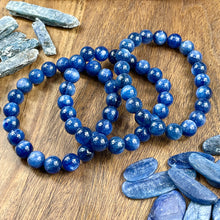 Load image into Gallery viewer, Last one!! Kyanite Energy Amplifier & Master Transmutation Premium Collection 10mm Stretch Bracelet