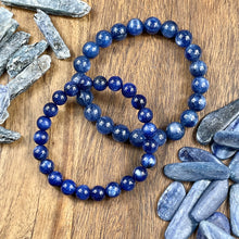 Load image into Gallery viewer, Kyanite Energy Amplifier &amp; Master Transmutation Premium Collection 8mm Stretch Bracelet