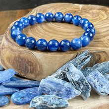 Load image into Gallery viewer, Last one!! Kyanite Energy Amplifier & Master Transmutation Premium Collection 10mm Stretch Bracelet