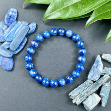 Load image into Gallery viewer, Last one!! Kyanite Energy Amplifier &amp; Master Transmutation Premium Collection 10mm Stretch Bracelet