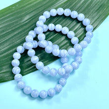Load image into Gallery viewer, Only 2 left! Super Limited Extremely Rare Grade AAA Blue Lace Agate Goddess Relaxation 9-10mm Stretch Bracelet