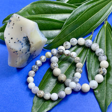 Load image into Gallery viewer, Dendritic Opal Awakening & Shadow Work Integration 10mm Stretch Bracelet