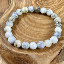 Load image into Gallery viewer, Dendritic Opal Awakening &amp; Shadow Work Integration 8mm Stretch Bracelet