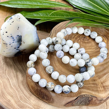 Load image into Gallery viewer, Dendritic Opal Awakening & Shadow Work Integration 10mm Stretch Bracelet