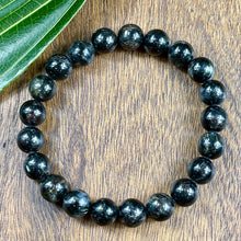 Load image into Gallery viewer, Astrophyllite Firework Stone High Vibrational Energy & Relationship Goals Premium Collection 10mm Stretch Bracelet