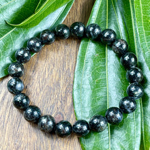 Load image into Gallery viewer, Astrophyllite Firework Stone High Vibrational Energy & Relationship Goals Premium Collection 8mm Stretch Bracelet