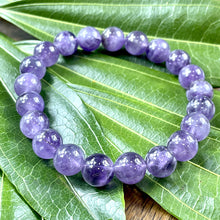 Load image into Gallery viewer, Amethyst Higher Consciousness & Self Awareness 10mm Stretch Bracelet