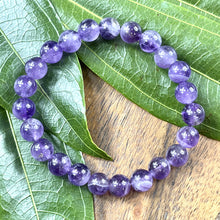 Load image into Gallery viewer, Amethyst Higher Consciousness & Self Awareness 8mm Stretch Bracelet