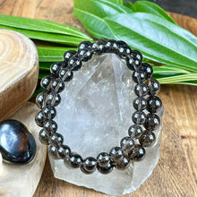 Load image into Gallery viewer, Smoky Quartz Limited Ethereal Vitality 8mm Stretch Bracelet
