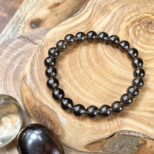 Load image into Gallery viewer, Smoky Quartz Limited Ethereal Vitality 8mm Stretch Bracelet