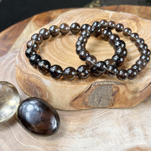 Load image into Gallery viewer, Smoky Quartz Limited Ethereal Vitality 8mm Stretch Bracelet