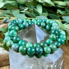 Load image into Gallery viewer, Jade Energy Blessings & Abundance 8mm Stretch Bracelet