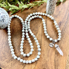 Load image into Gallery viewer, Kiwi Jasper Self-Nurture & Tranquility 108 Stretch Mala Necklace Bracelet