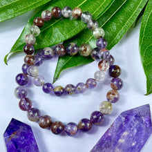 Load image into Gallery viewer, Grade AAA Super Seven Psychic Powerhouse & Ascension Premium Collection 8mm Stretch Bracelet