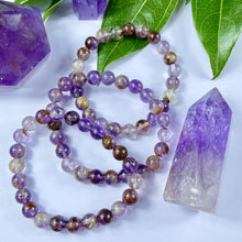 Load image into Gallery viewer, Grade AAA Super Seven Psychic Powerhouse & Ascension Premium Collection 8mm Stretch Bracelet