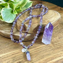 Load image into Gallery viewer, Only 1! Limited Grade AAA Super Seven Psychic Powerhouse & Ascension 108 Stretch Mala Necklace Bracelet