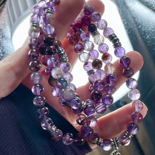 Load image into Gallery viewer, Only 1! Limited Grade AAA Super Seven Psychic Powerhouse & Ascension 108 Stretch Mala Necklace Bracelet