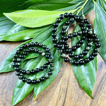 Load image into Gallery viewer, Limited Gold Sheen Obsidian Wizard Stone Energetic Shield 10mm Stretch Bracelet