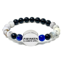 Load image into Gallery viewer, 8mm Elizabeth April New Earth Spiritual AWAKEN Limited Edition Stretch Bracelet