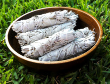 Load image into Gallery viewer, Smudge One Bundle Organic California White Sage Sacred Native Herb Incense Spiritual Energy Cleansing Tool