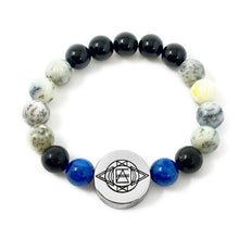 Load image into Gallery viewer, 10mm Elizabeth April New Earth Spiritual AWAKEN Limited Edition Stretch Bracelet