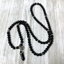 Load image into Gallery viewer, Rainbow Obsidian Discovery & Healing 108 Mala Necklace Bracelet