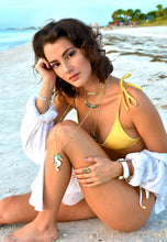 Load image into Gallery viewer, Inner Peace Abalone & Mother of Pearl Seahorse XL Pendant 30” White Gold Necklace