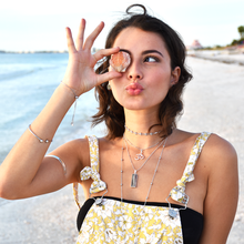 Load image into Gallery viewer, Ohm Om Enlightenment & Presence Charm Buddhism Pendant 18” White Gold Buddist Necklace